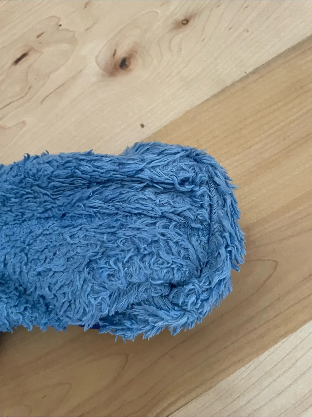 Patagonia Baby Plush Fleece Bunting Blue 6M Convertible Mittens Hooded